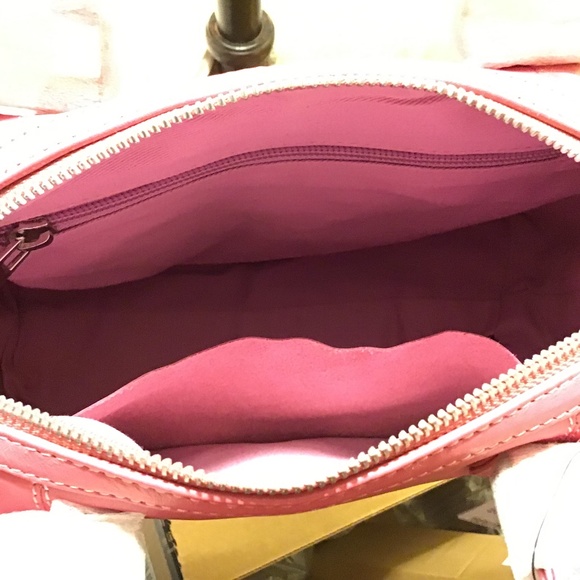 NWT Urban Outfitters Nunoo Small Bobby Silky Shoulder Bag Rose - Picture 9 of 9